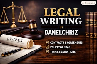 provide professional legal writing, contract, and policies