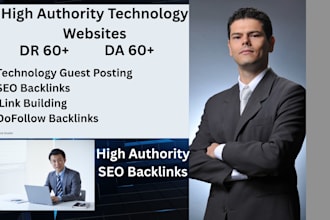 provide technology guest posting, saas backlinks and link building