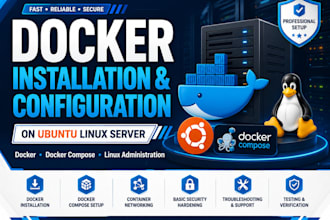 install and configure docker on ubuntu linux server