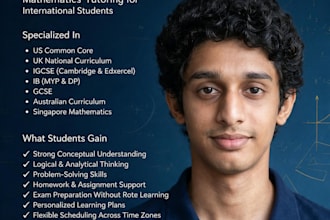 teach mathematics with personalized online lessons