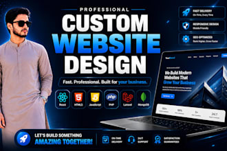 build a professional custom coded website for your business