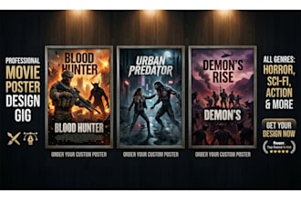 make a creative or unique movie poster design for you
