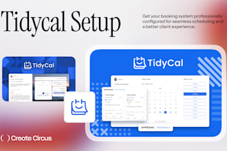 set up and configure your tidycal booking page and scheduling system