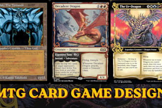 custom mtg card design alter anime mtg card tcg illustration commander fantasy