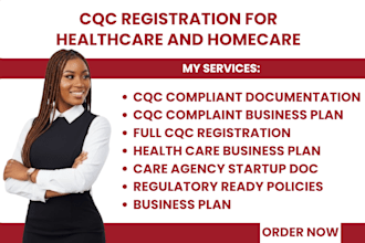do cqc registration, business plan, policies and procedures