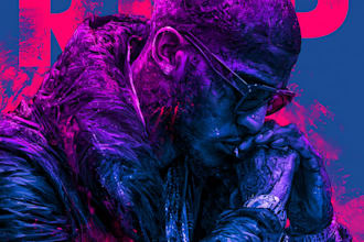 design premium rap album cover art, hip hop mixtape and single cover
