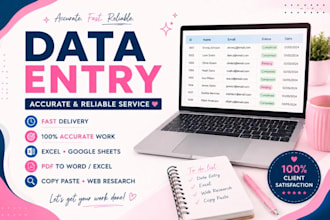 be your data entry expert