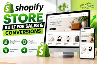 build shopify store for sales growth and conversion