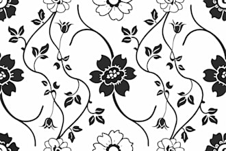 design seamless pattern, textile prints, floral patterns