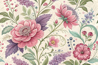 design seamless pattern, textile prints, floral patterns