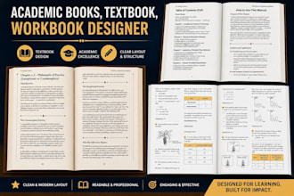 design textbook and workbook in indesign