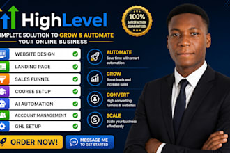 be your gohighlevel expert for sales funnel builder and ghl automation
