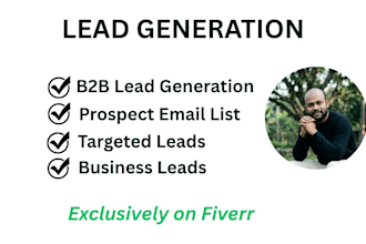 do b2b lead generation and build a prospect email list