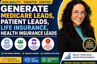 generate medicare leads, patient leads, life insurance, health insurance leads