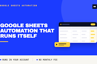 automate your google sheets using apps script