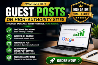 provide guest posting with premium SEO content and dofollow backlinks