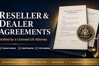 prepare an authorized reseller contract to protect your