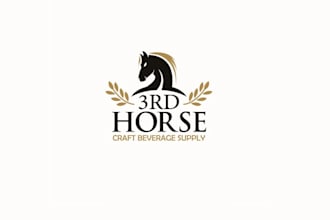 design horse attention getting logo