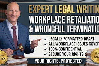 draft a workplace retaliation and wrongful termination complaint