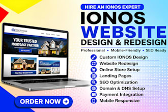 fix ionos website design, ionos website redesign, ionos, ionos ecommerce website
