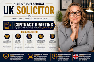 be your UK solicitor for contract drafting, contract review, legal agreements