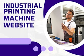build industrial printing machine installation website