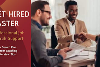 provide professional job search support and career guidance