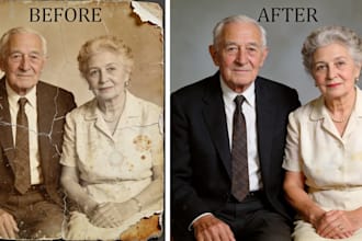 restore old and damaged photos using ai