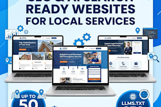 create highly converting local business website that ranks with SEO