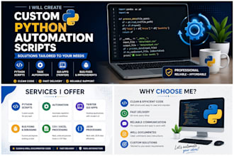 create custom python automation scripts