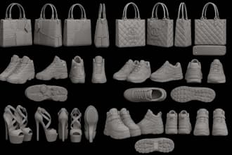 create 3d second life footwear, 3d accessories for secondlife avatar body