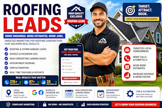 generate roofing contractor leads roof repair roof installation contractor leads