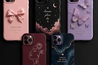 design custom aesthetic phone case designs for your brand