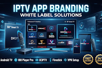 create white label for android TV ibo player pro firestick xciptv with vpn