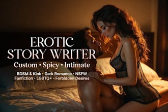 ghostwrite nsfw fanfiction, eroctic romance story, bdsm, spicy love story