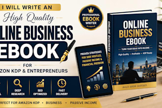 write an online business side hustle and entrepreneurship ebook