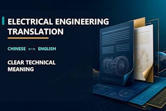 translate electrical engineering documents between chinese and english