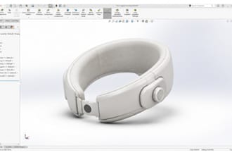 do commercial industrial 3d cad modeling, product design rendering in solidworks