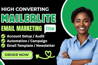 design mailerlite email template newsletter landing page mailerlite automation