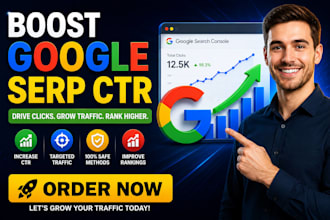 boost google ranking with serp CTR optimization and organic traffic growth