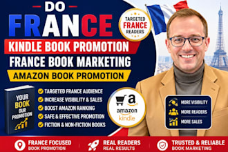do france kindle book promotion, france book marketing, amazon book promotion