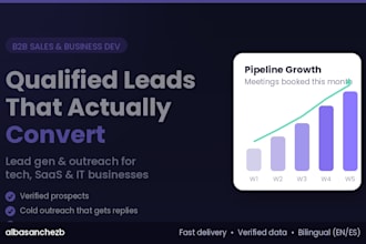 do b2b lead generation and business development