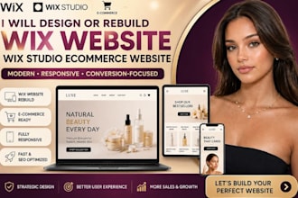 build wix website rebuild wix website ecommerce website wix studio expert