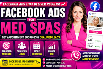 do facebook ads for med spas to get appointment bookings and qualified leads