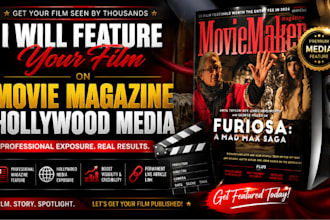 feature your film on movie magazine hollywood media
