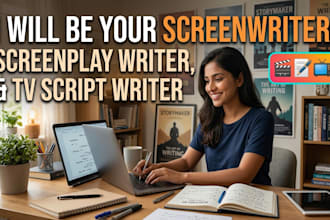 be your screenwriter, screenplay writer, and TV script writer