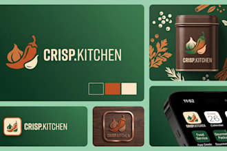 do branding simple modern business logo for app website