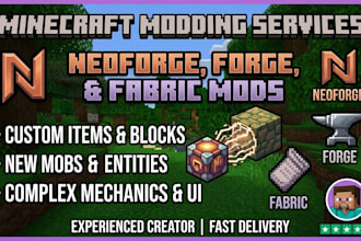 create minecraft neoforge,forge,fabric mods