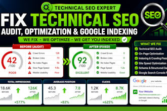technical SEO, gsc audit, on page google search console wordpress optimization