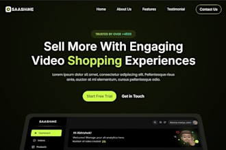 build webflow ai saas website webflow saas mvp landing page webflow tech startup